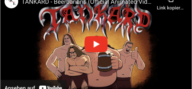 TANKARD – animiertes Musikvideo zu „Beerbarians“ mit internationalen Awards ausgezeichnet